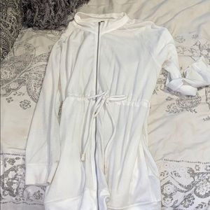 Cream Drawstring Jacket